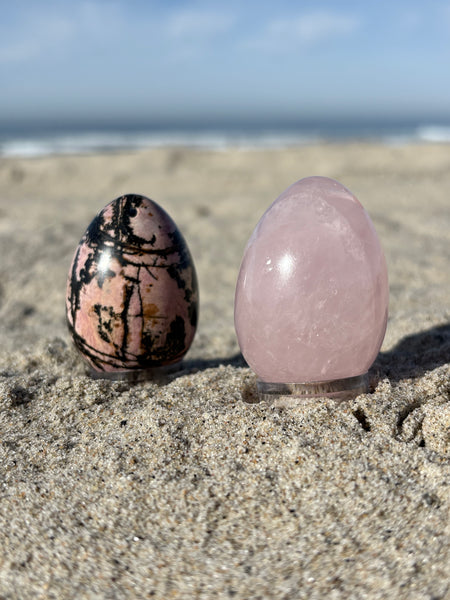 Love Duo - Rose Quartz & Rhodonite